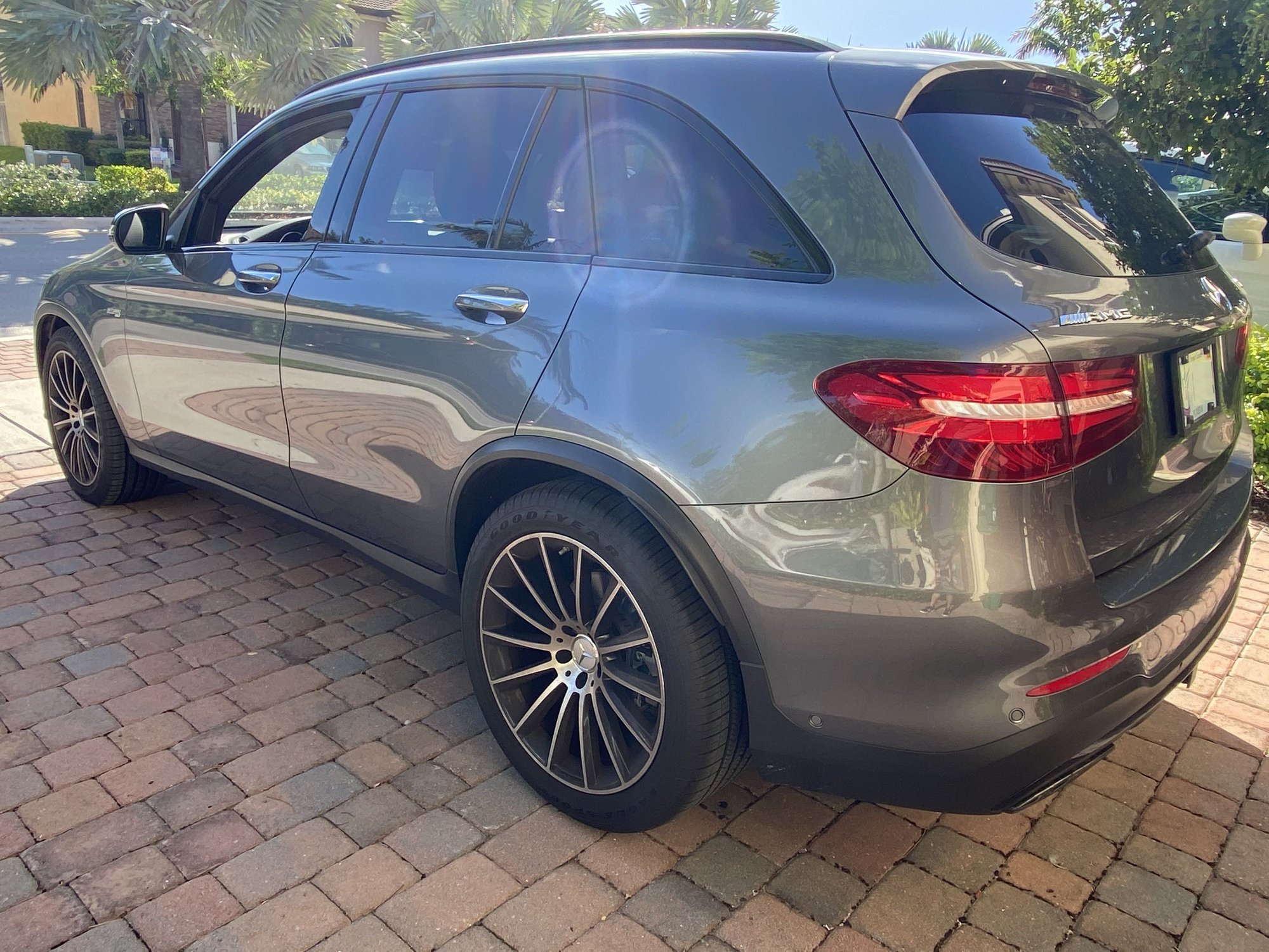 2019 Mercedes-Benz GLC43 AMG - BRAND NEW 2019 AMG GLC43 for lease transfer - $840/mo - ONLY ~800 miles on the clock! - Used - VIN WDC0G6EB3KF641100 - 805 Miles - 6 cyl - AWD - Automatic - SUV - Gray - Miami, FL 33189, United States