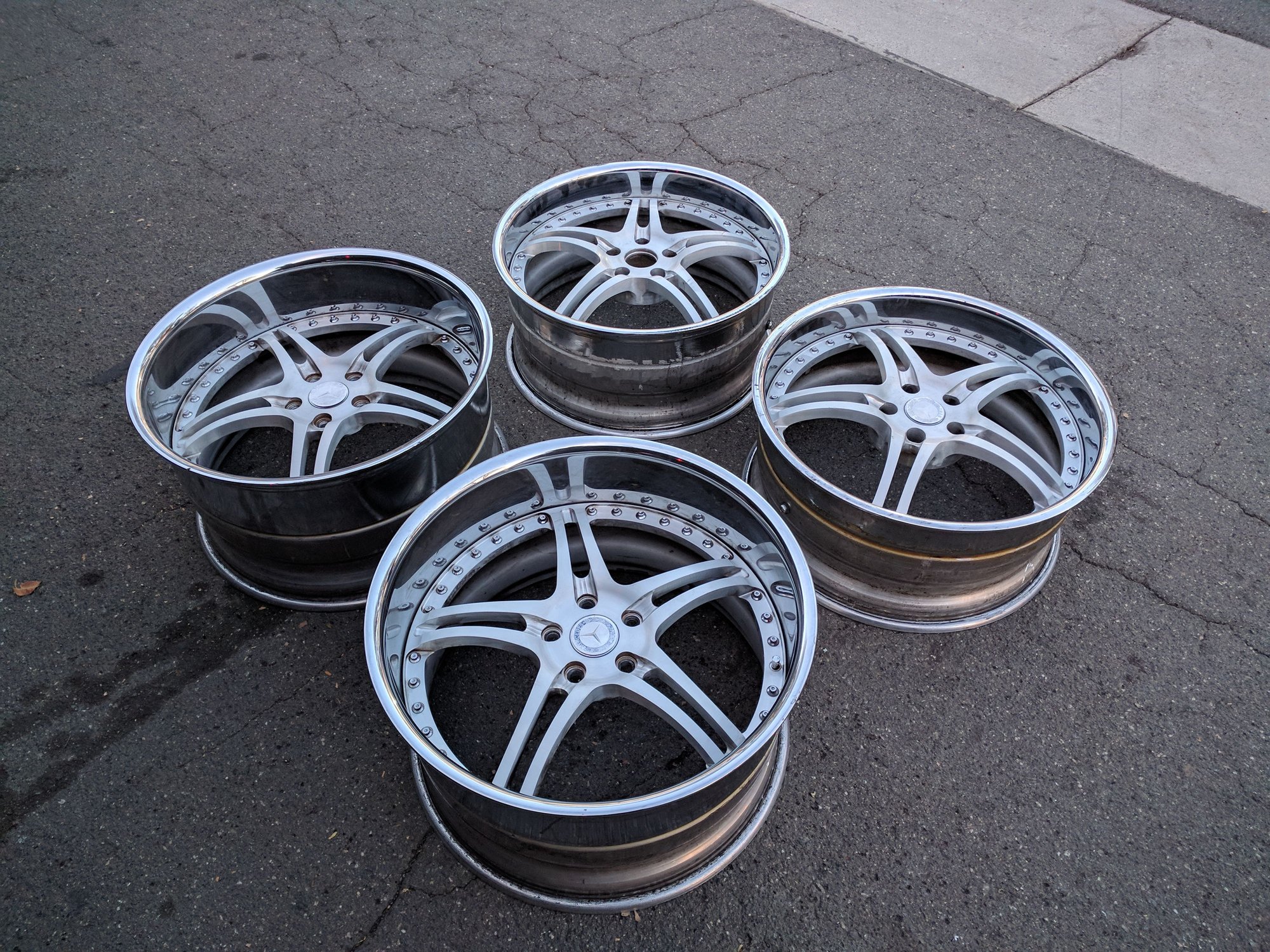 Wheels and Tires/Axles - AC FORGED WHEELS RIMS SPLIT5 SATIN 3 PIECE 20" - Used - 2006 to 2010 Mercedes-Benz CLS550 - Cerritos, CA 90703, United States