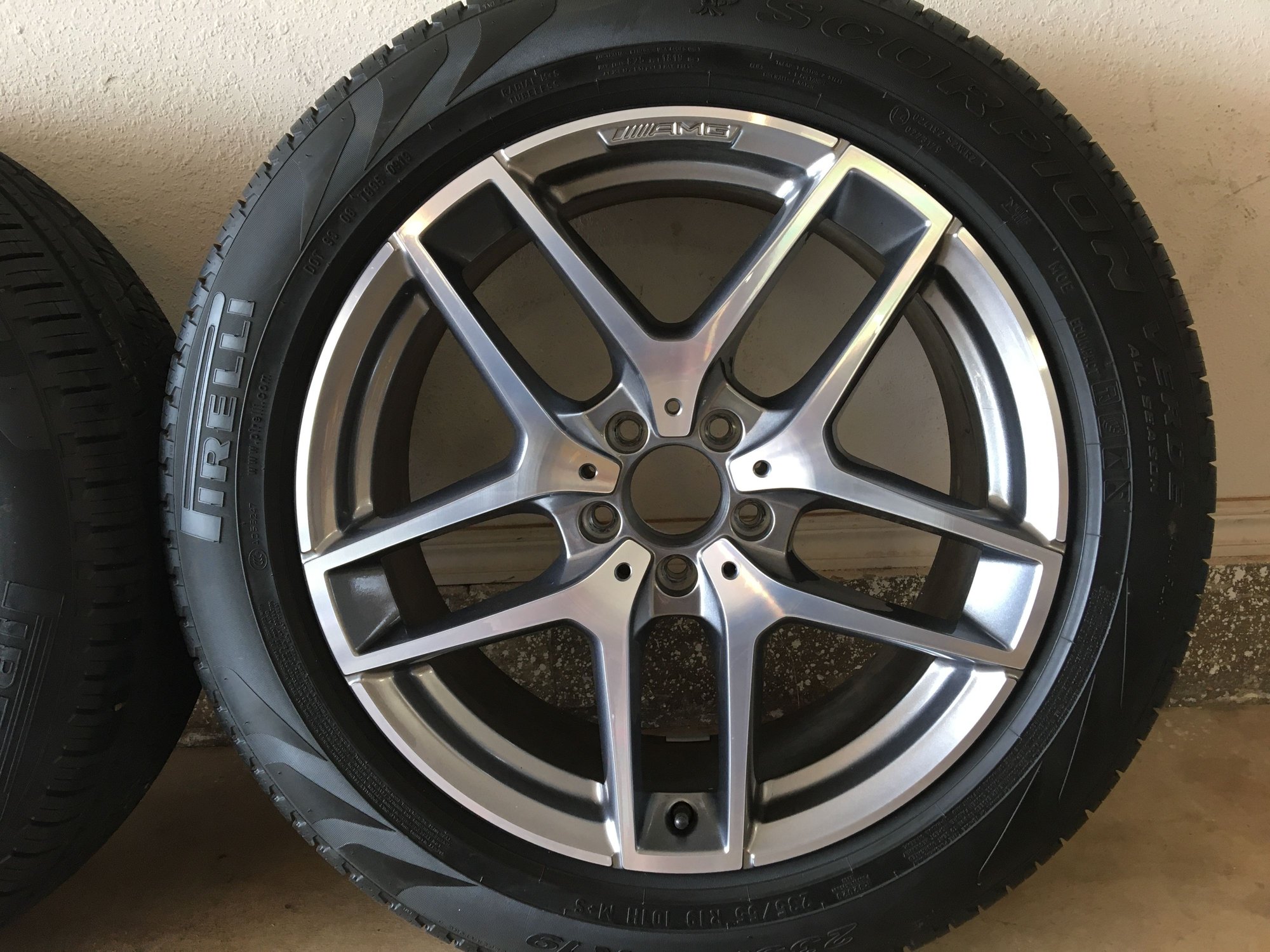 Wheels and Tires/Axles - Mercedes Benz 19" OEM GLC AMG Twin 5 Spoke Wheels with Tires - Used - 2016 to 2020 Mercedes-Benz GLC300 - Yukon, OK 73099, United States