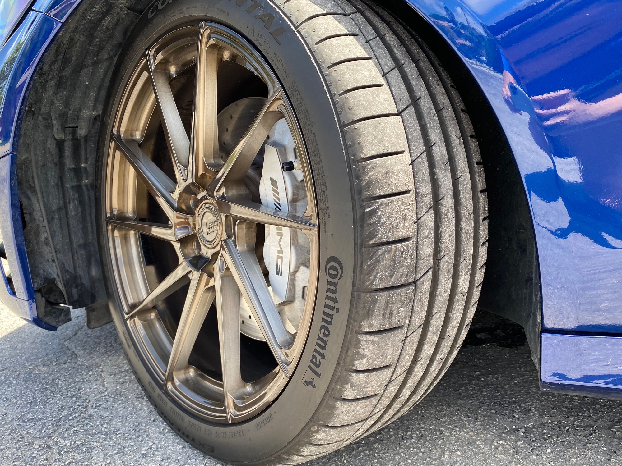 Wheels and Tires/Axles - BC Forged EH171 Bushed Bronze 19" w/ tires - Used - 2018 to 2020 Mercedes-Benz C43 AMG - 2015 to 2016 Mercedes-Benz C450 AMG - Fort Lauderdale, FL 33304, United States