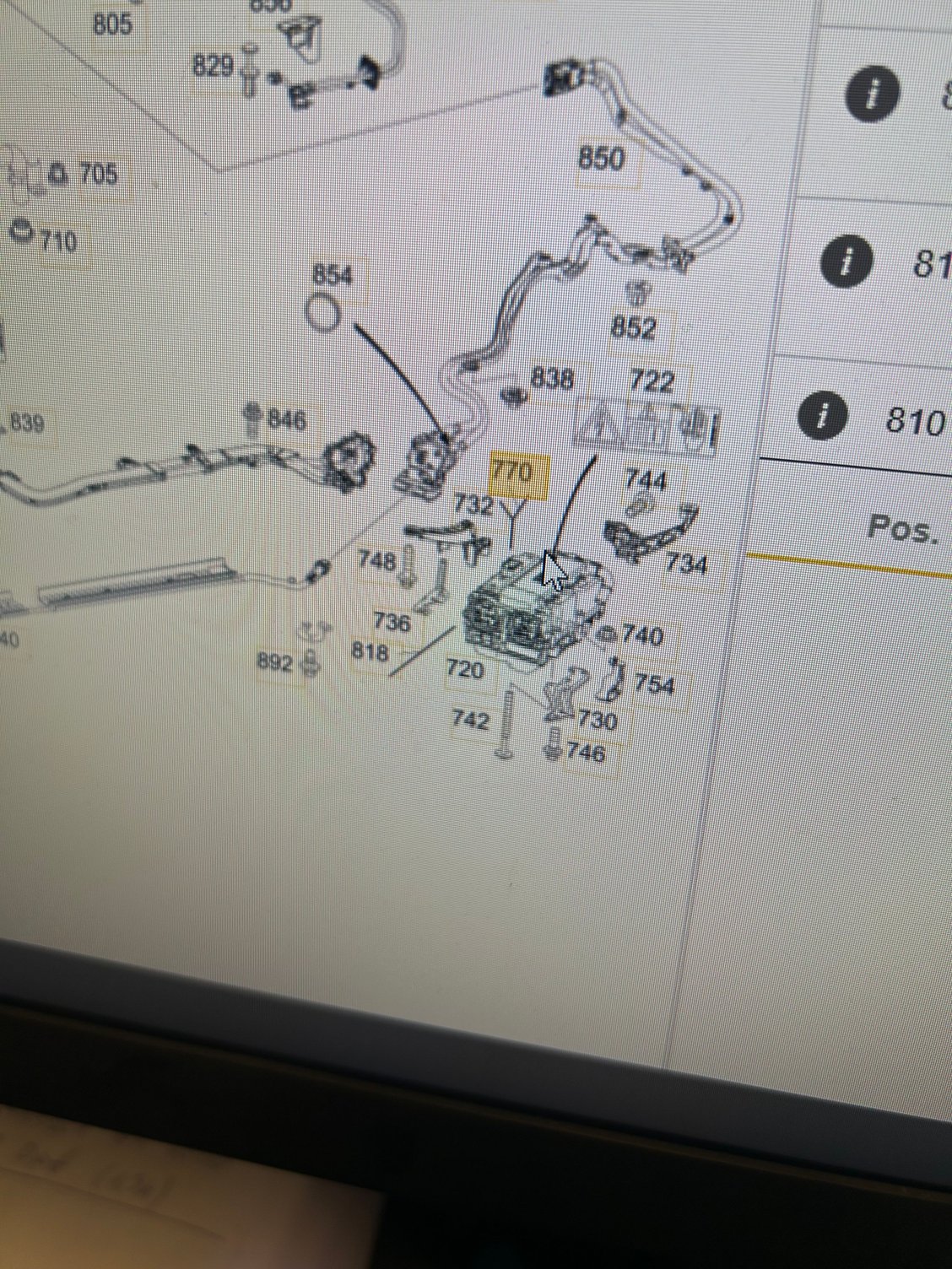 Its is located under the car and connects to the inverter.