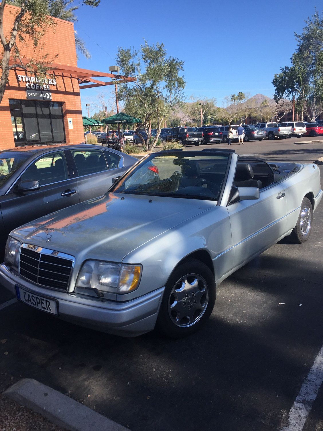 1994 Mercedes-Benz E320 - 94 E320 Cabriolet - Used - VIN WDBEA66E8RC147248 - 166,000 Miles - 6 cyl - 2WD - Automatic - Convertible - Silver - Scottsdale, AZ 85257, United States