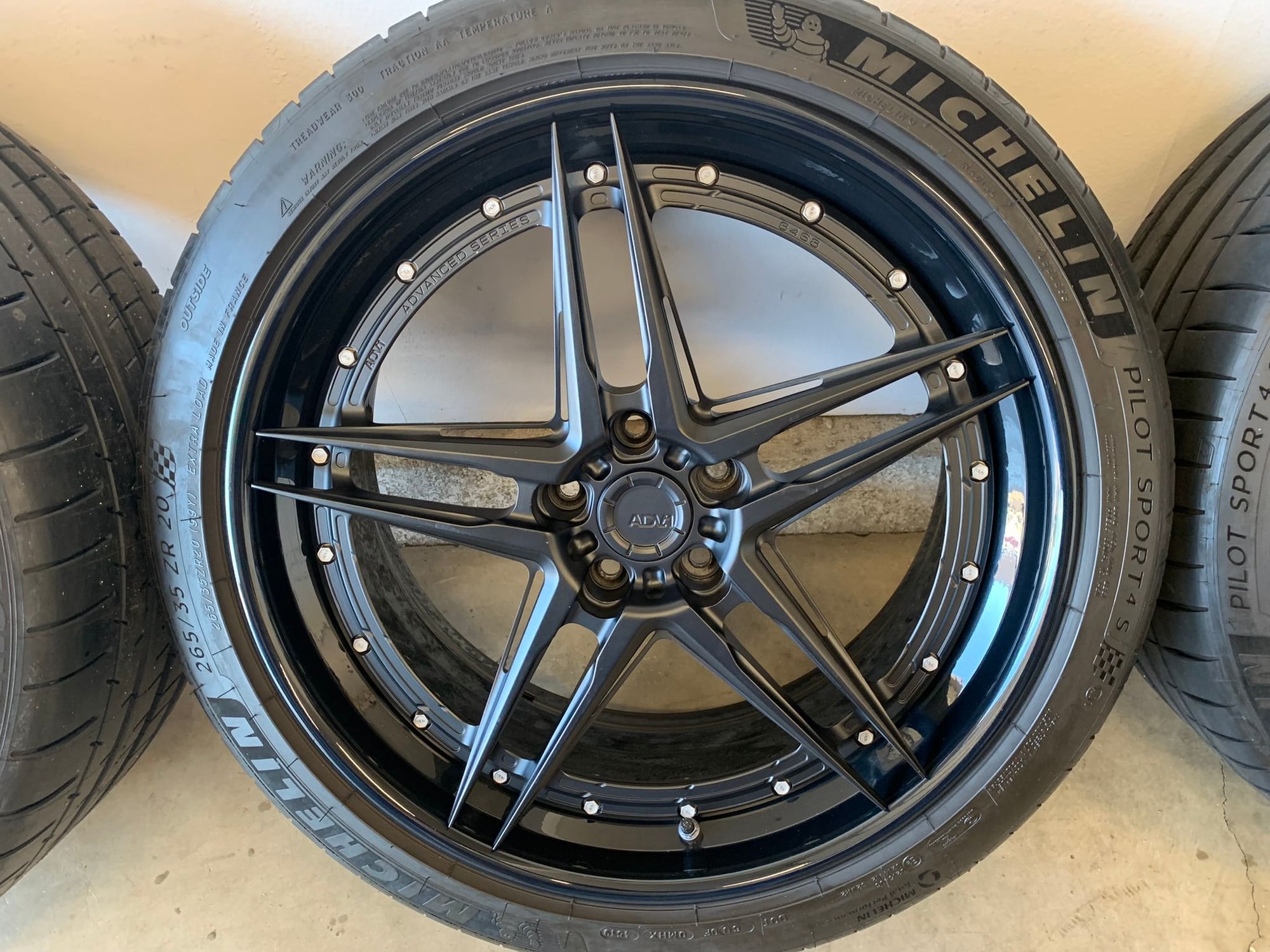 Wheels and Tires/Axles - ADV.1 ADV05 Track Spec Advanced Series Wheels - 20" & 21" - with Michelin Pilot Tires - Used - 2018 to 2023 Mercedes-Benz E63 AMG S - Santa Barbara, CA 93111, United States