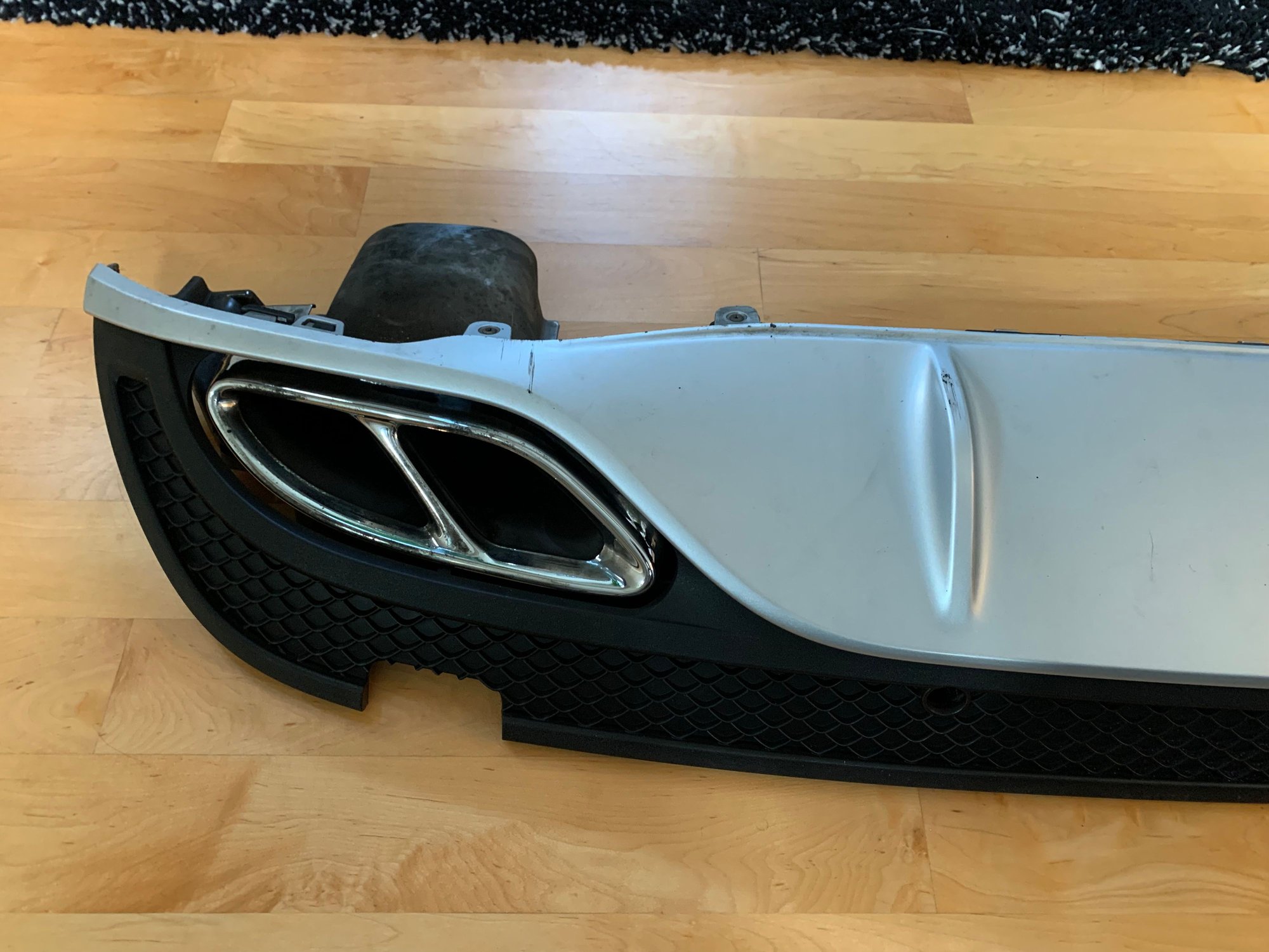 Exterior Body Parts - OEM Rear Bumper Diffuser + Exhaust Tips from C450 AMG - Used - 2015 to 2018 Mercedes-Benz C-Class - Snohomish, WA 98296, United States