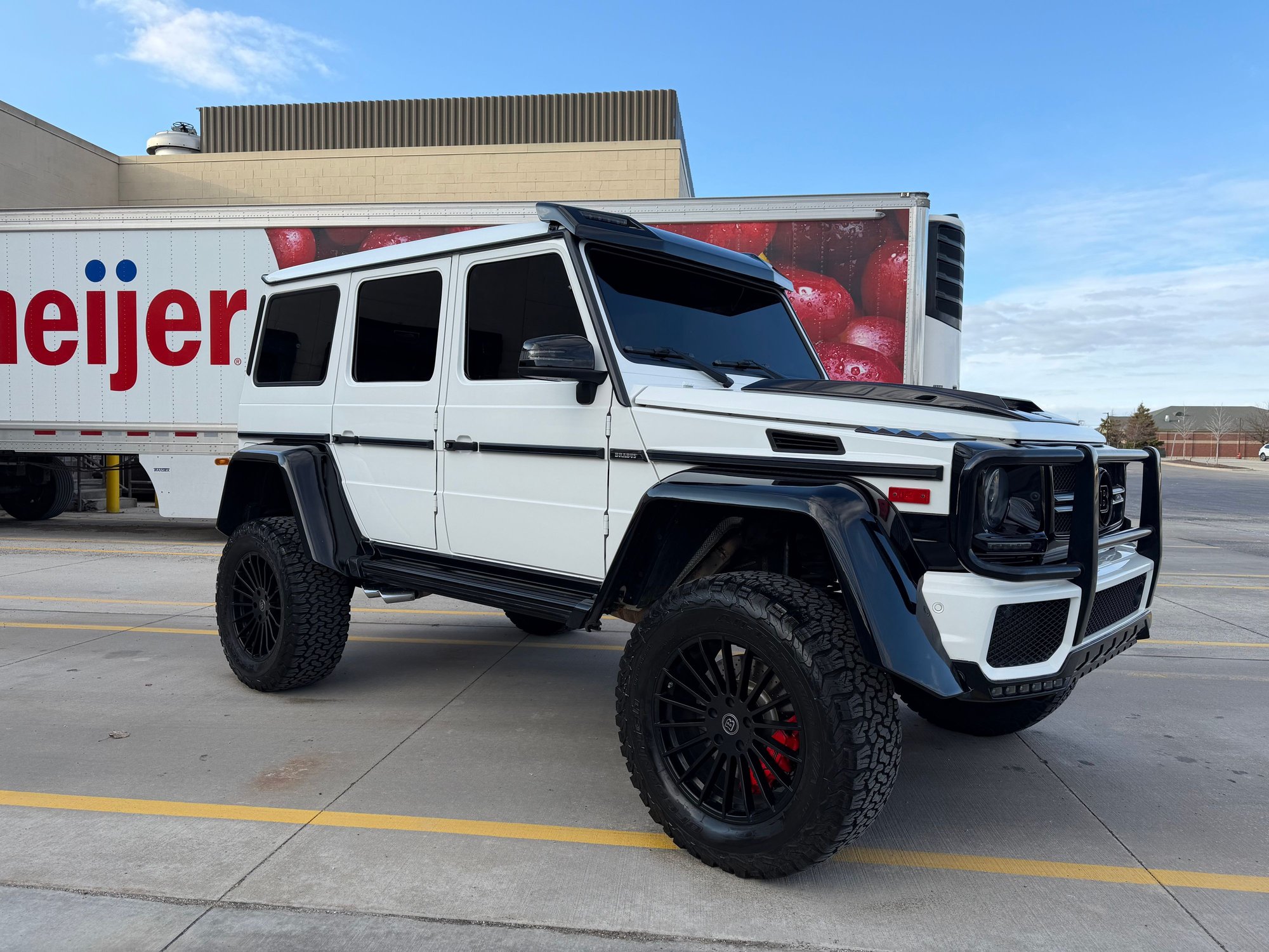 2016 Mercedes-Benz G63 AMG - 2016 Mercedes Benz G63 AMG 4 by 4 Squared Brabus parts Tibus portal axles - Used - VIN WDCYC7DF4GX252220 - 45,000 Miles - 8 cyl - White - Rochester Hills, MI 48307, United States
