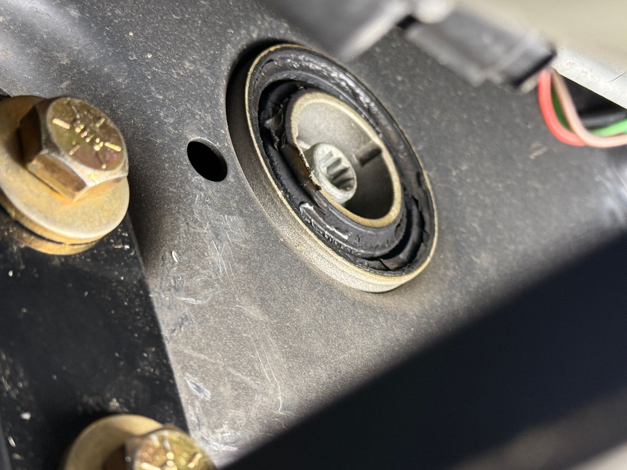 Not sure if this is normal for the black bushings�it is a 2012 GLK350�.