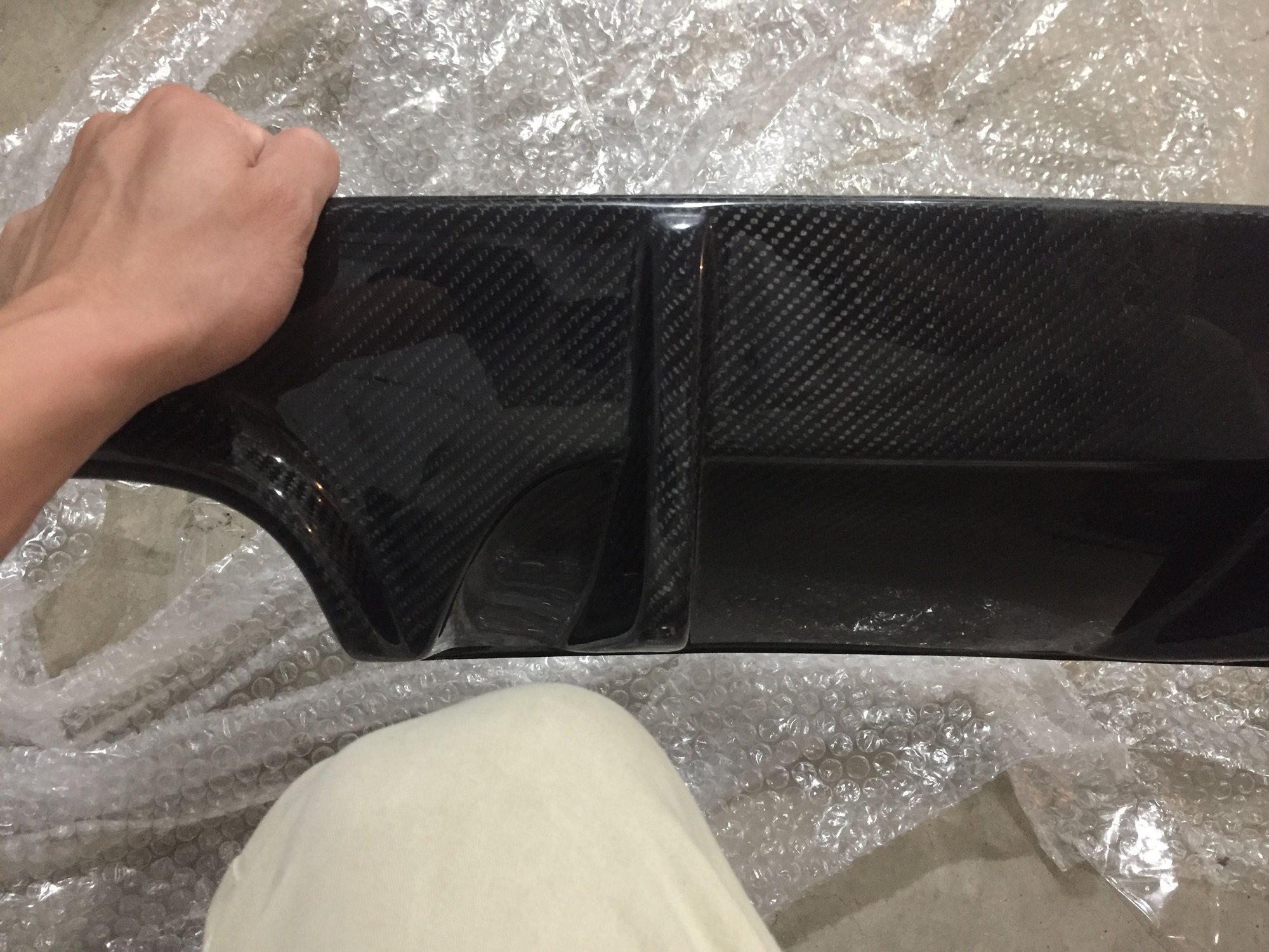 Exterior Body Parts - 2012-2014 c63 amg rear CF big fins diffuser - New - 2012 to 2014 Mercedes-Benz C63 AMG - Catonsville, MD 21228, United States