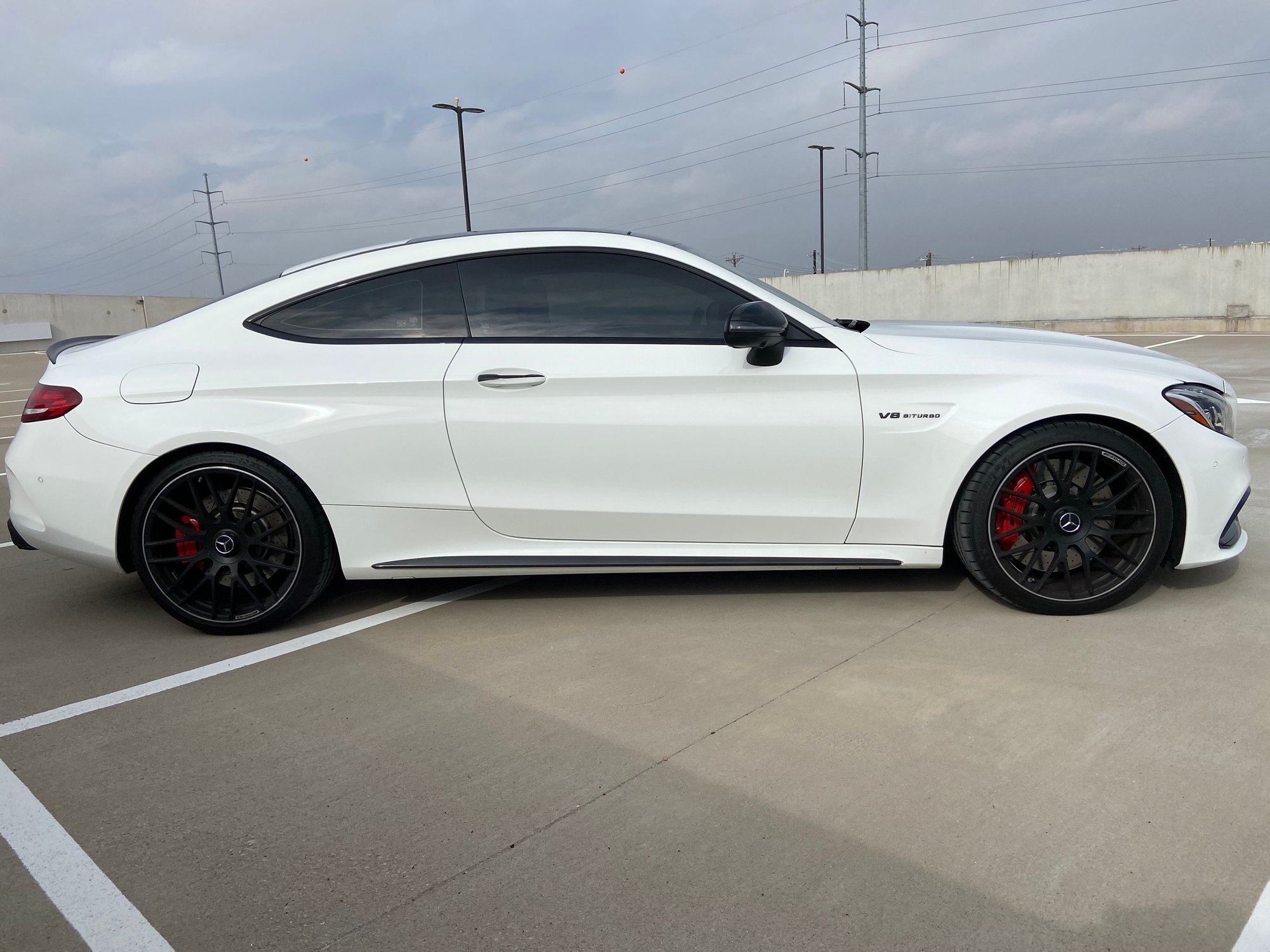 2018 Mercedes-Benz C63 AMG S - CPO 2018 C63S Coupe - Used - VIN WDDWJ8HB1JF604415 - 25,480 Miles - 8 cyl - 2WD - Automatic - Coupe - White - Frisco, TX 75033, United States