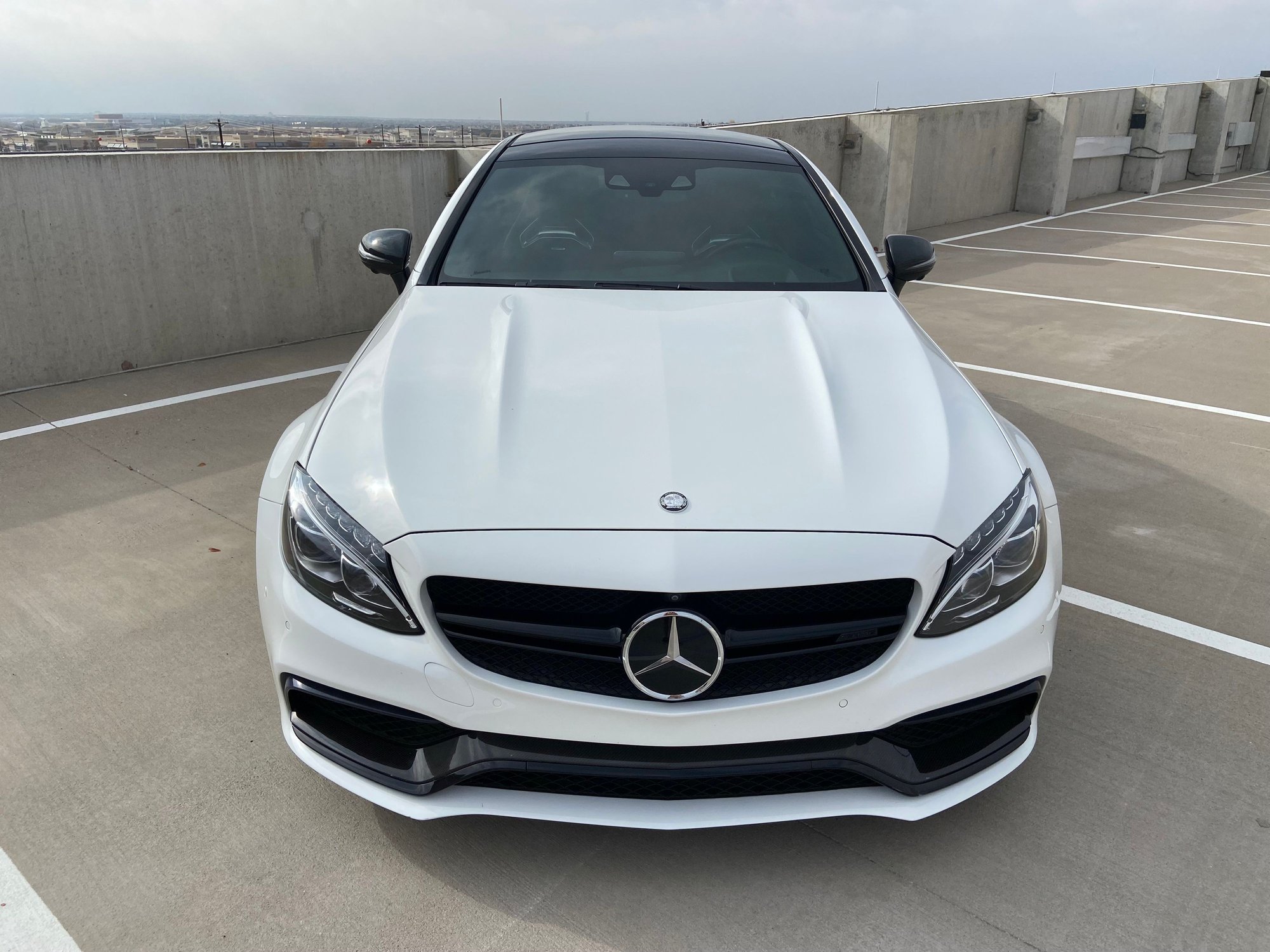 2018 Mercedes-Benz C63 AMG S - CPO 2018 C63S Coupe - Used - VIN WDDWJ8HB1JF604415 - 25,480 Miles - 8 cyl - 2WD - Automatic - Coupe - White - Frisco, TX 75033, United States