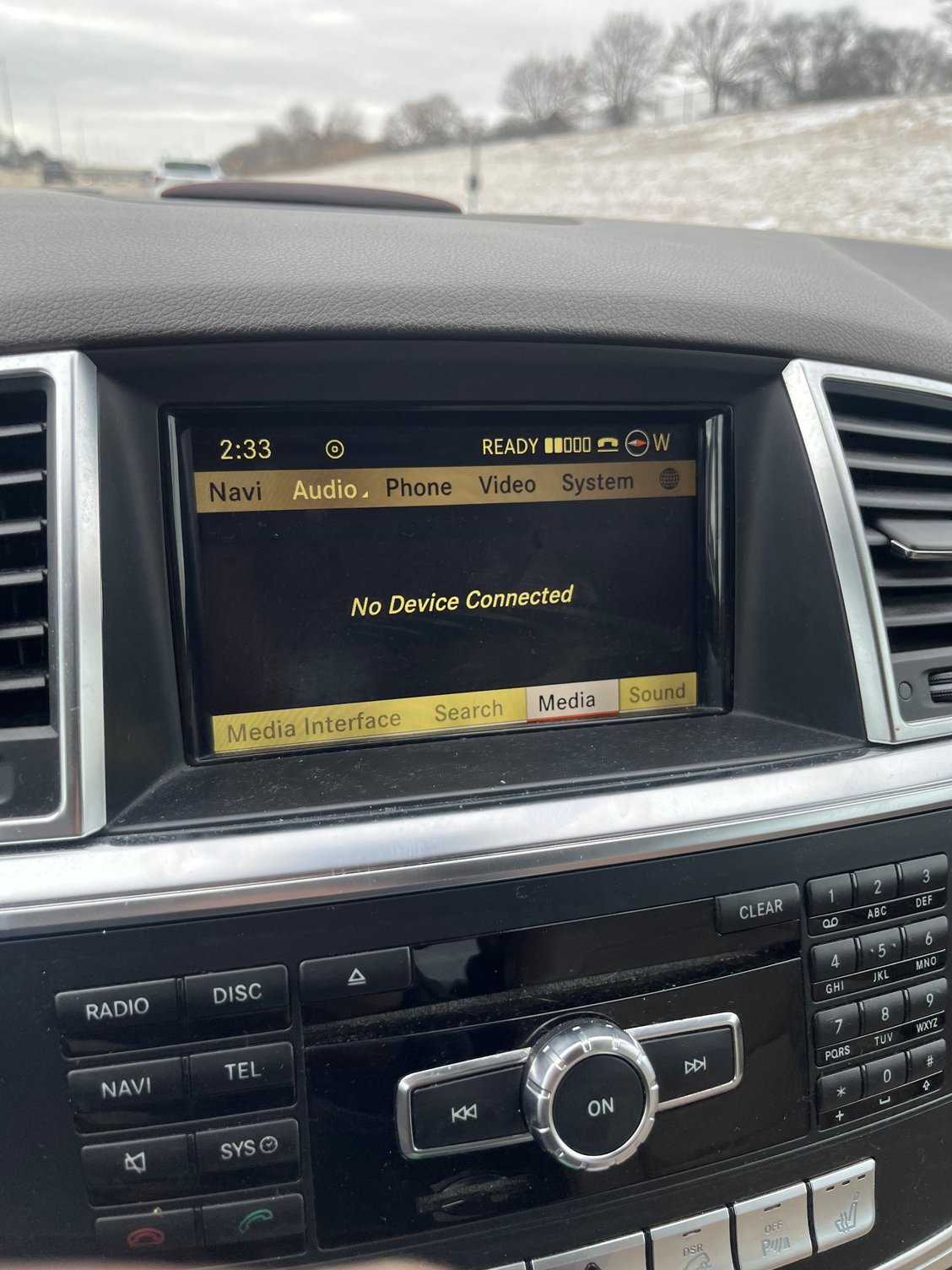No device connected