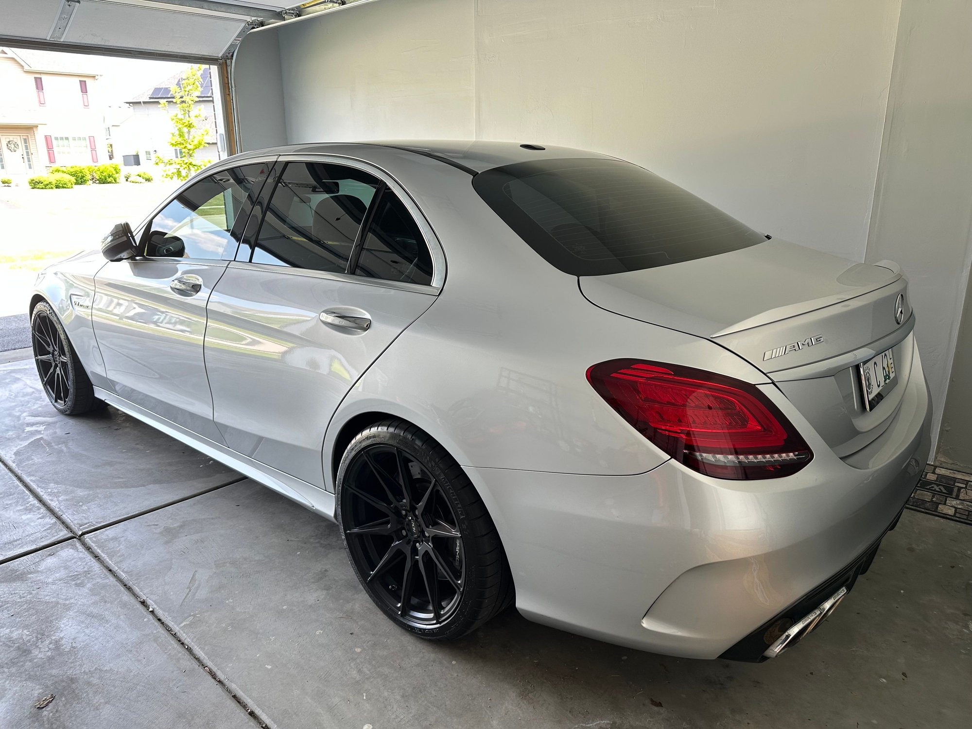 2020 Mercedes-Benz C63 AMG - Clean title, Accident Free w205 C63 for Sale - Used - VIN 55SWF8GB7LU330897 - 33,900 Miles - 8 cyl - 2WD - Automatic - Sedan - Silver - Naperville, Illinois, IL 60440, United States