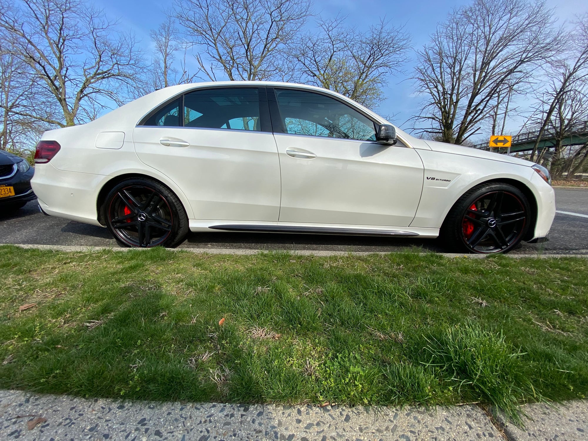 2014 Mercedes-Benz E63 AMG S - 2014 E63s Diamond White w/factory CF package. Dealer maintained and daily driven - Used - VIN WDDHF7GB2EA997897 - 58,000 Miles - 8 cyl - AWD - Automatic - Sedan - White - Babylon, NY 11702, United States