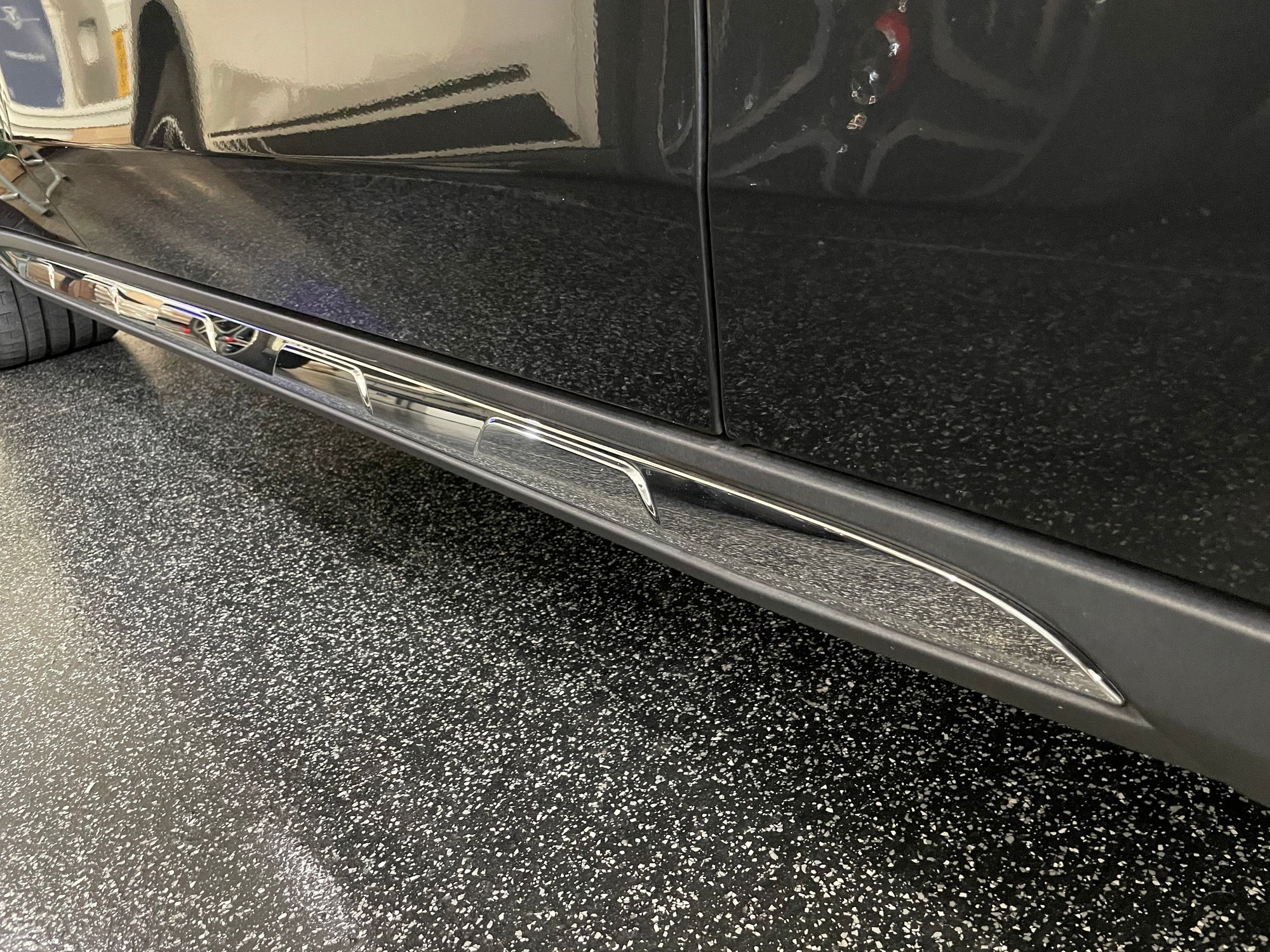 Just the chrome bits.  