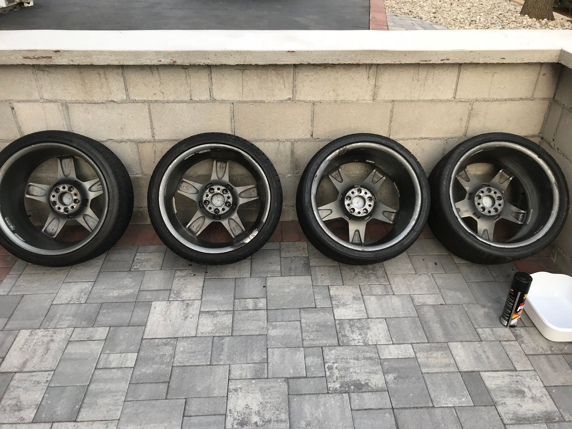 Wheels and Tires/Axles - AMG CLS staggered 19" with new tires - Used - 2003 to 2006 Mercedes-Benz E55 AMG - Branford, CT 06405, United States