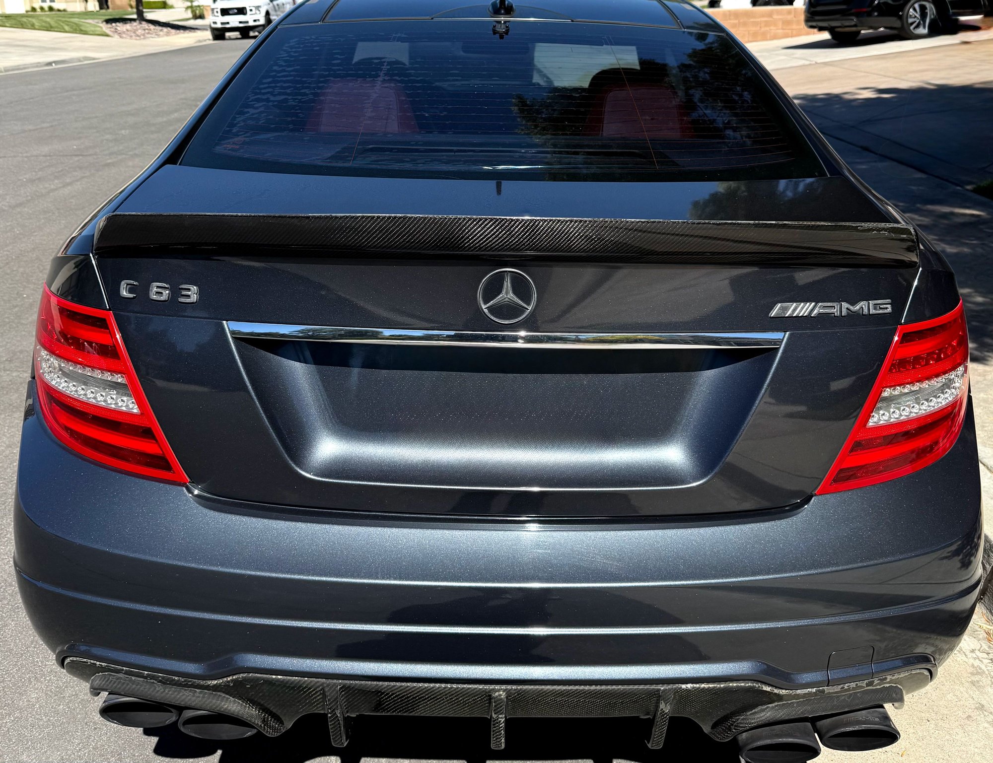 2013 Mercedes-Benz C63 AMG - 2013 Mercedes-benz C63 AMG Coupe 163k mileage Clean CA Title - New - VIN WDDGJ7HB4DG095448 - 162,662 Miles - 8 cyl - 2WD - Automatic - Coupe - Gray - Temecula, CA 92591, United States