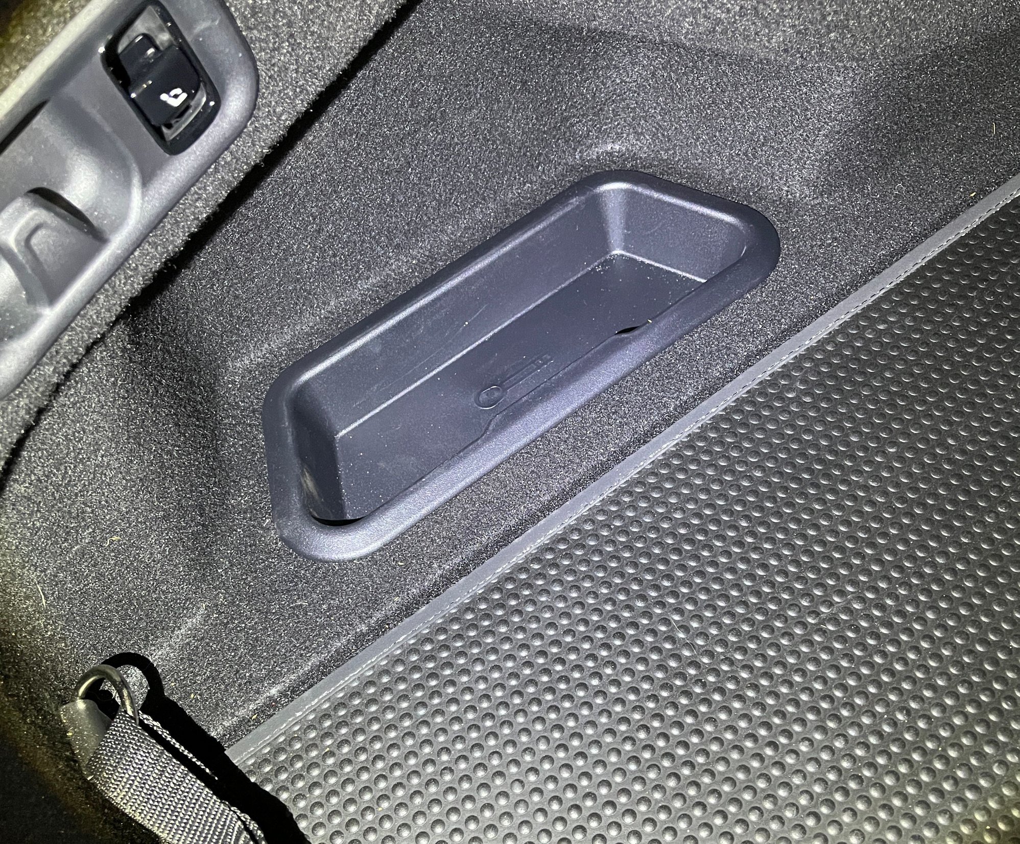 E53 Tow Hook compartment tray/cover.