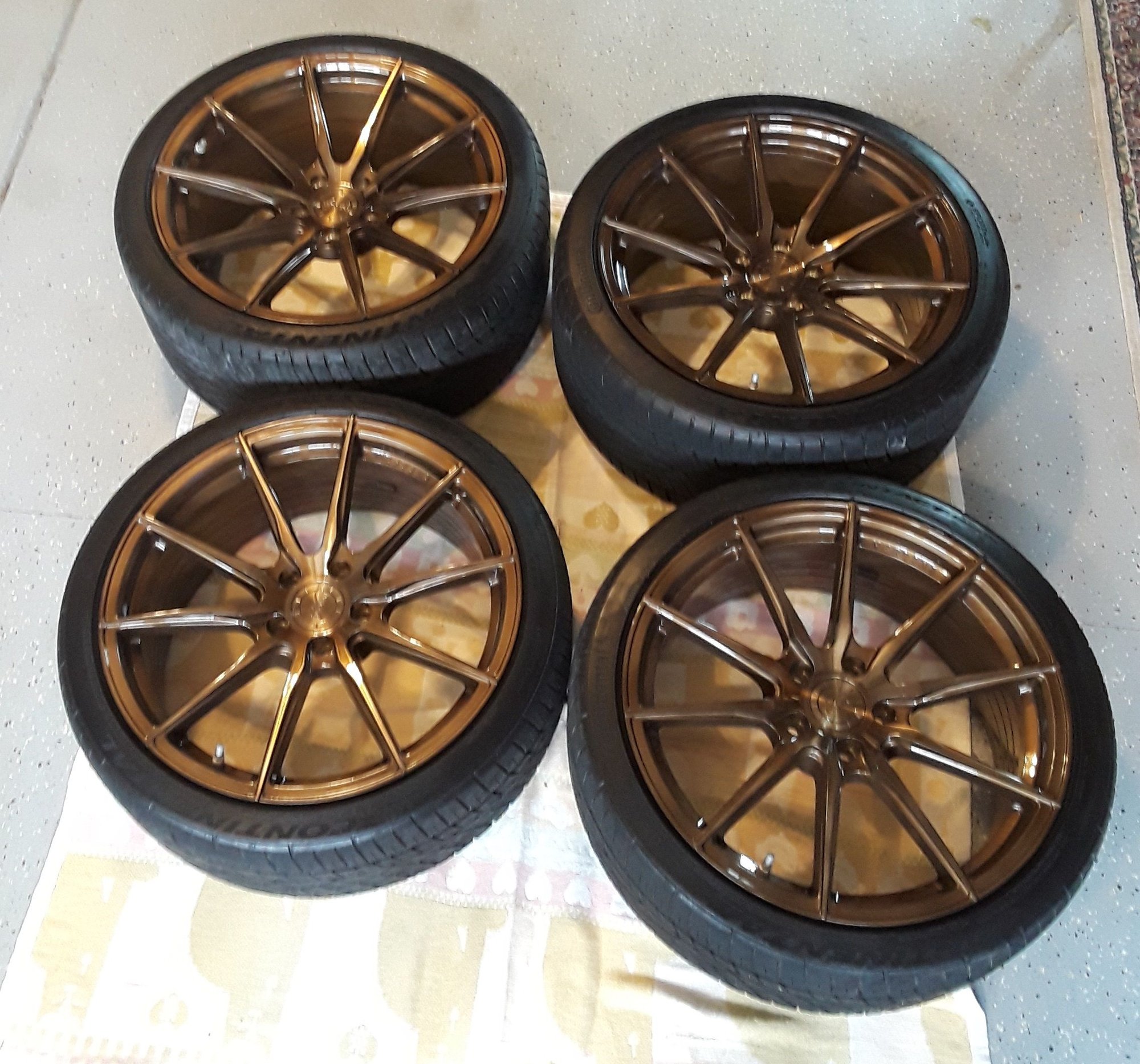 Wheels and Tires/Axles - 19" Vertini Wheels RFS1.1 (staggered set), balanced with tires, TPMS installed - Used - 2009 to 2016 Mercedes-Benz E350 - Millville, DE 19967, United States
