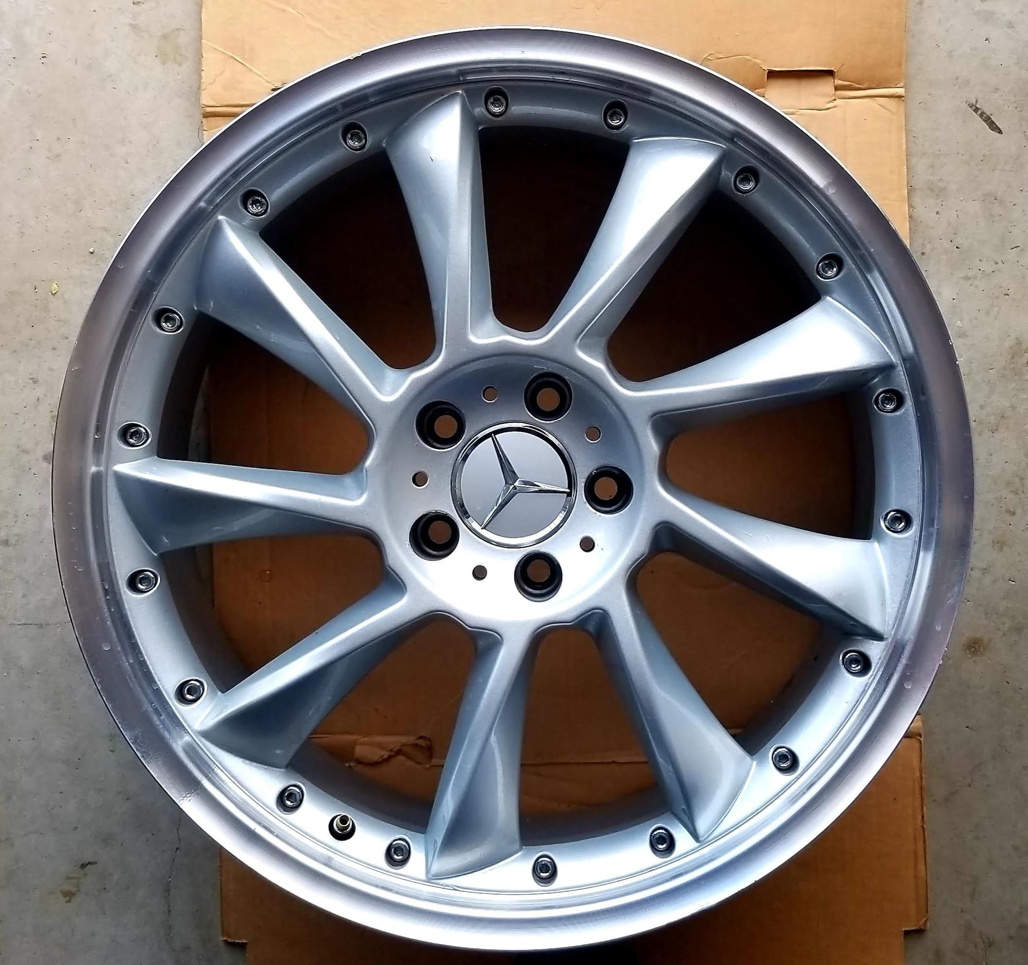 Wheels and Tires/Axles - 19" Staggered Replica SLR Mercedes Wheels Hollander 65344, 65345 LORINSER Style - Used - Dallas, TX 75040, United States