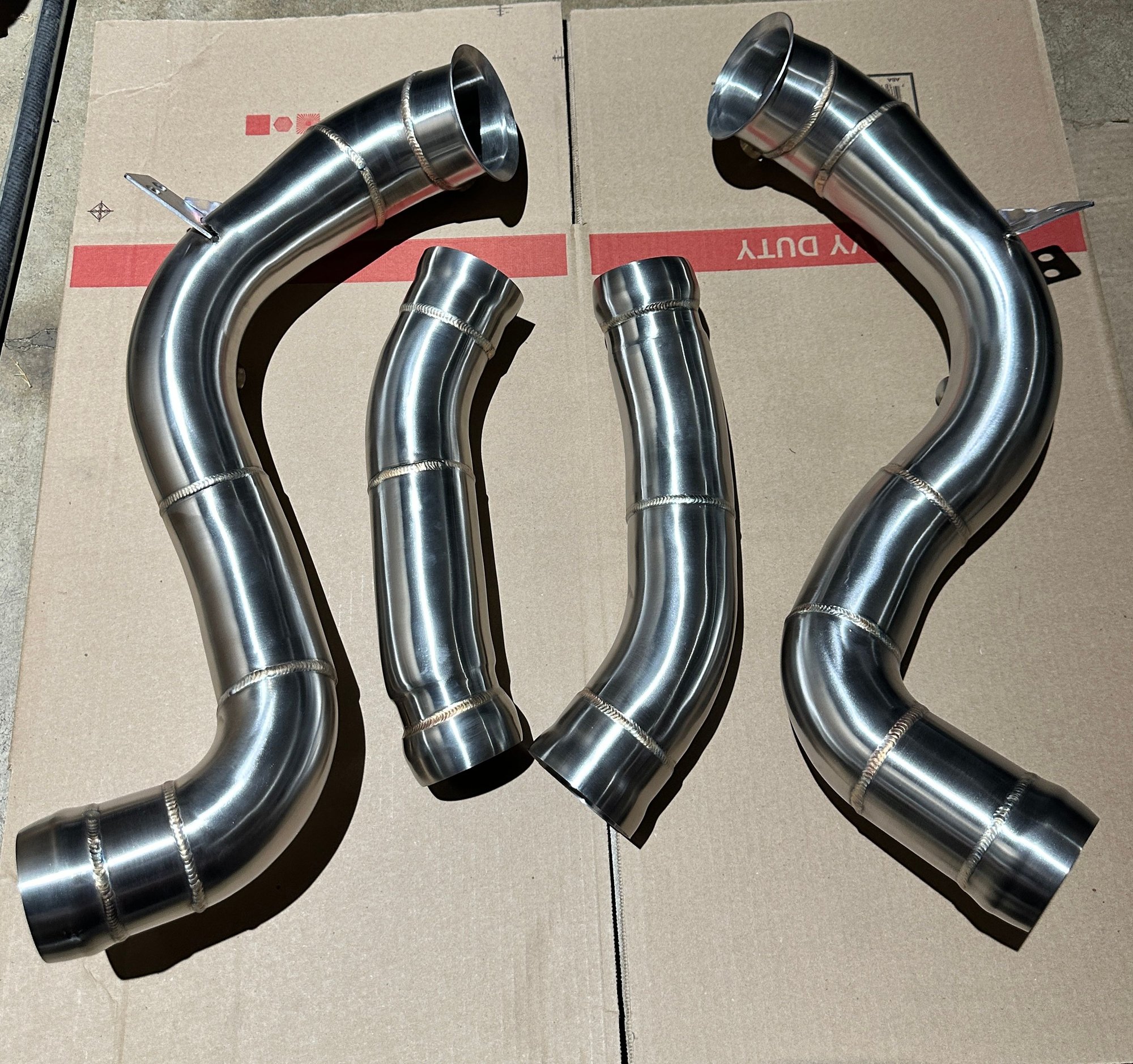 Engine - Exhaust - C63 M177 Catless Downpipes - New - 2015 to 2021 Mercedes-Benz C63 AMG - 2015 to 2021 Mercedes-Benz C63 AMG S - Columbus, OH 43213, United States