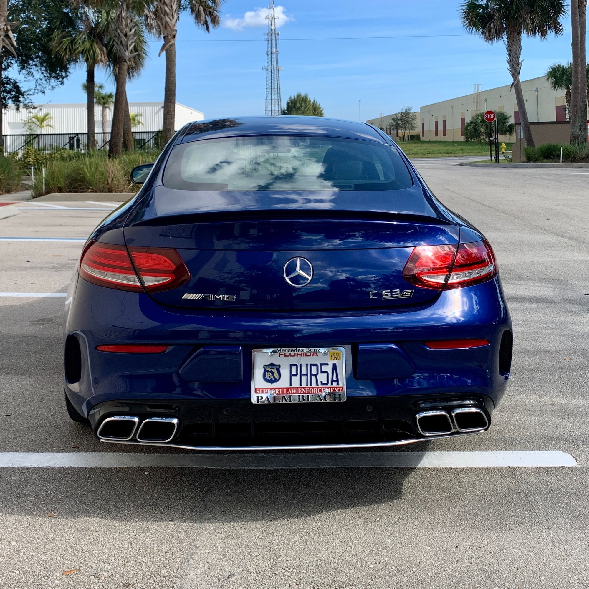 2019 Mercedes-Benz C63 AMG S - 2019 AMG C63S 2-Door Coupe ~~Save Over $15K~~No Accidents 4,092 Miles ~~~MSRP $88,585 - Used - VIN WDDWJ8HB0KF837316 - 4,092 Miles - 8 cyl - 2WD - Automatic - Coupe - Blue - Stuart, FL 34997, United States