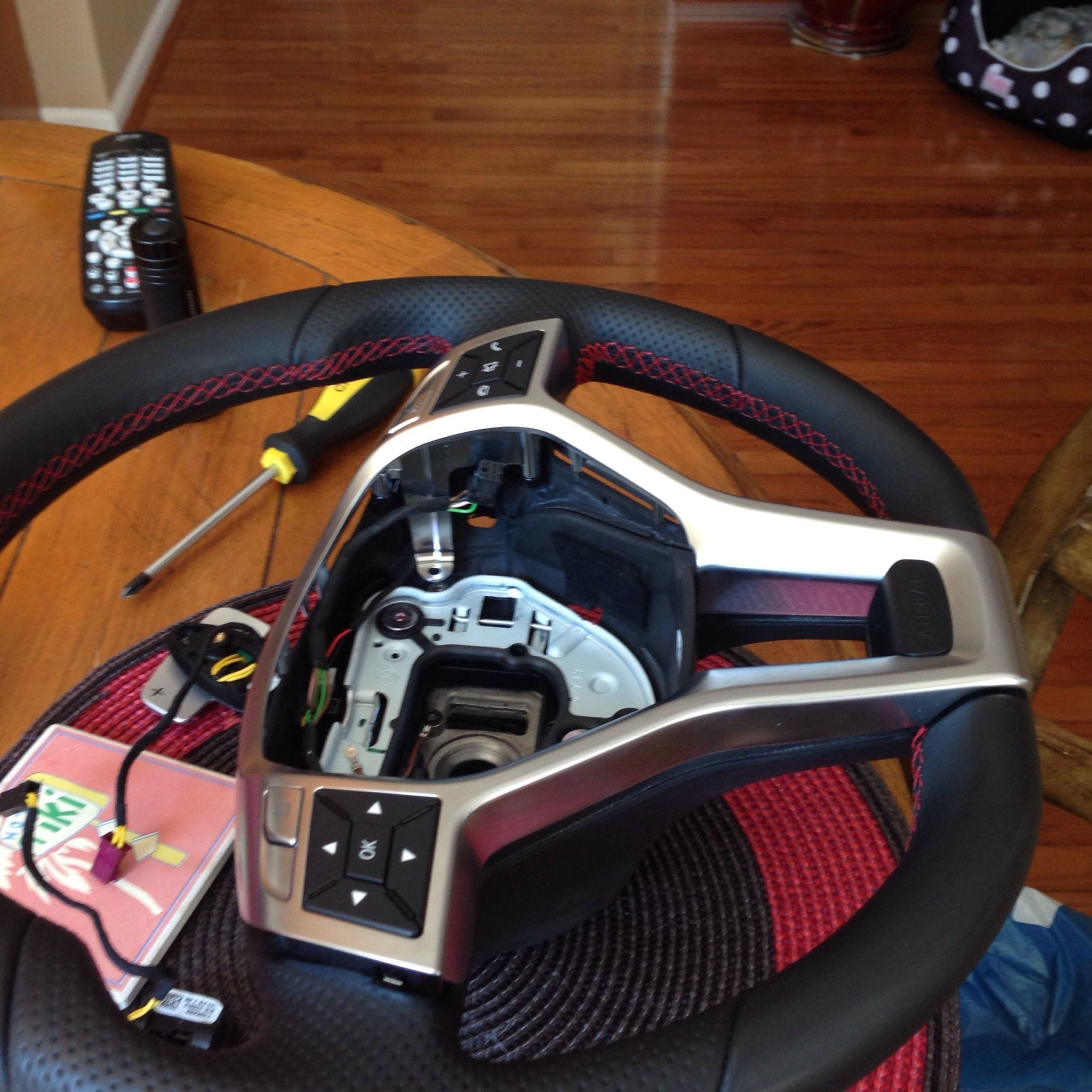 Steering/Suspension - Red Stitched oem steering wheel - Used - Ashburn, VA 20147, United States