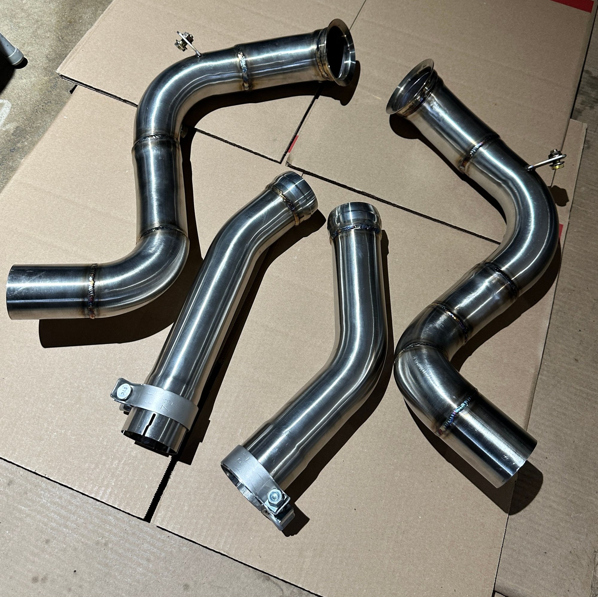 Engine - Exhaust - 2018-2022 E63S E63 M177 3” Catless Downpipes - New - 2018 to 2022 Mercedes-Benz E63 AMG S - 2018 to 2022 Mercedes-Benz E63 AMG - Columbus, OH 43213, United States