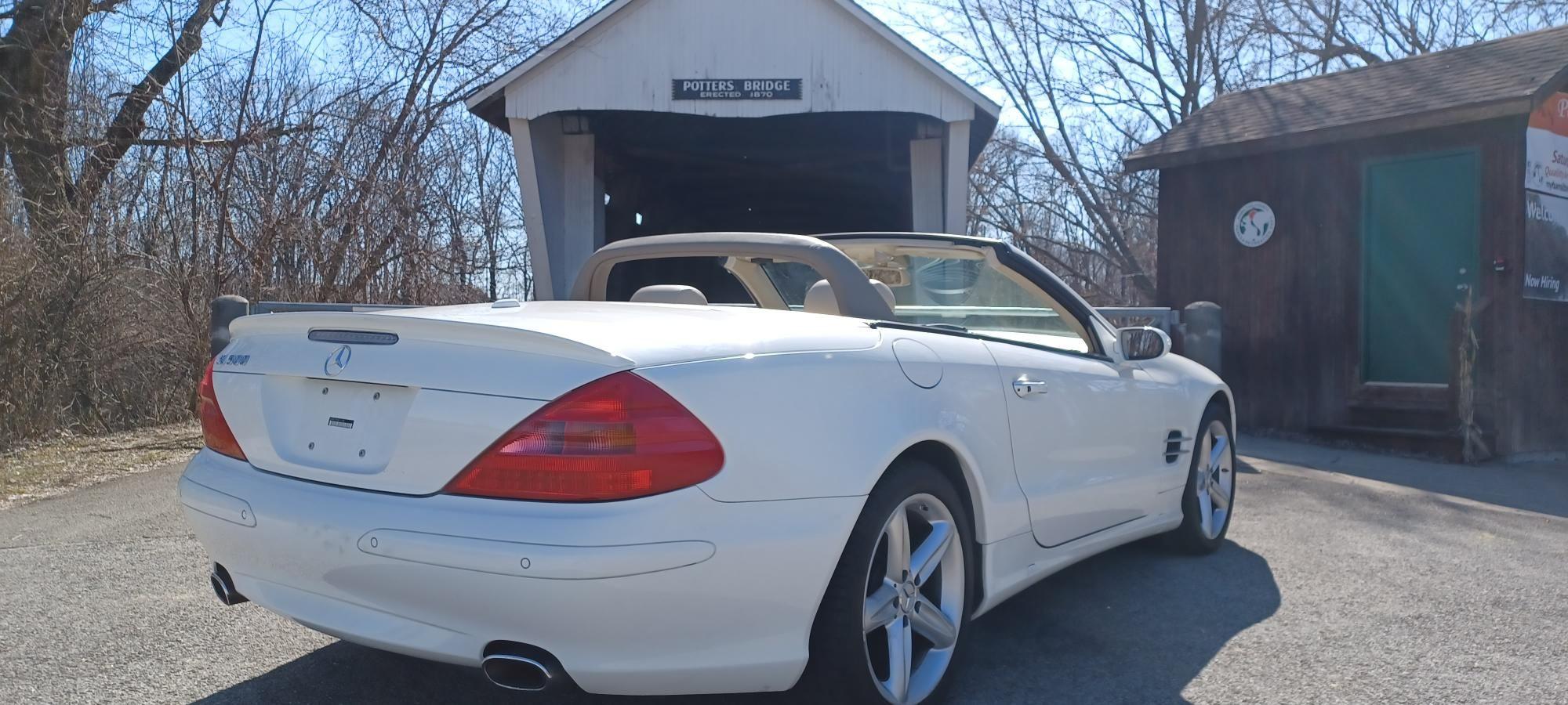 2006 Mercedes-Benz SL500 - 2006 Mercedes-Benz SL500 for sale - $9995 - Used - VIN WDBSK75F56F117361 - 112,000 Miles - 8 cyl - 2WD - Automatic - Convertible - White - Noblesville, IN 46062, United States