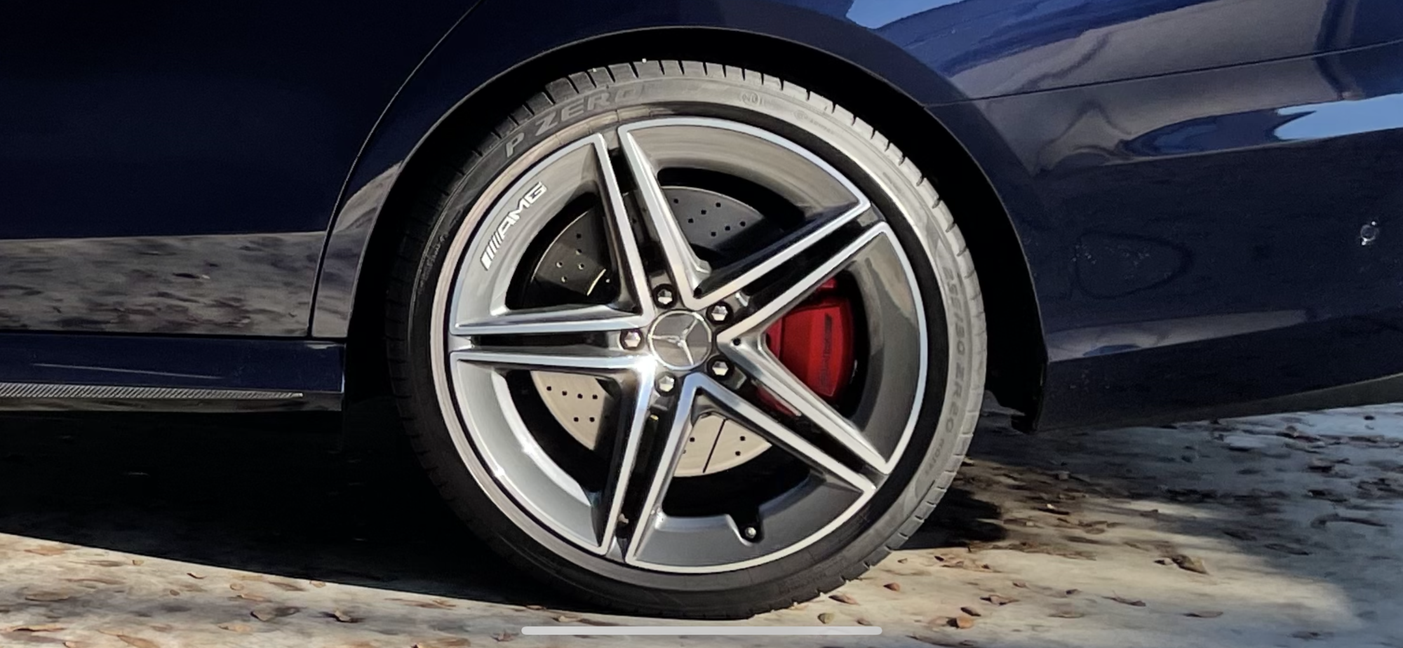 Wheels and Tires/Axles - 2021 E63 AMG Five spoke wheel with gray accents - Used - All Years Mercedes-Benz E63 AMG - All Years Mercedes-Benz E63 AMG S - El Dorado Hills, CA 95762, United States