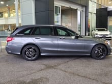 2019 C300W, Selenite Grey with AMG Night Package