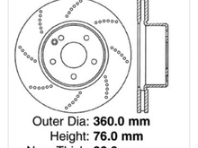 215/220 front rotors, amg 