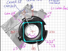 Intake Camshaft Tone-Singal weel as seen from front view