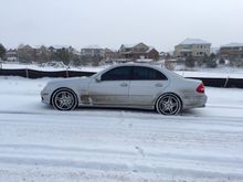 Continental DWS tires do well in the snow.
