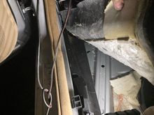 Water all in floor there moisture in wire box canbus almost in puddle 