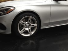 I have to say I prefer the bright silver polished rims over my darker non polished grey originals 18" rims.