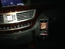 IPod mounted to Kuda