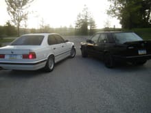 190e: smoked rear tail lights. Apexi N1 exhaust. Real AMG &quot;hammer&quot; spoiler.