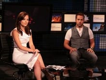 Nicole Lapin CNN with Jeremy Piven