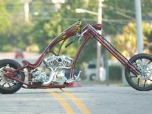 My baby..2006 Graves Custom Cycles out of Boynton Beach, Fl.  Ridgid , Jockey shift, Springer 18&quot; over front end.