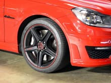 AMG Logo in Mars Red
