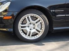 closeup of winter wheels