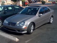 My car still stock at a Starbucks. I'm a coffee junkie!