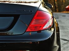 CL63 AMG rear closeup.