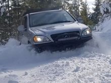 Bashing through the snow