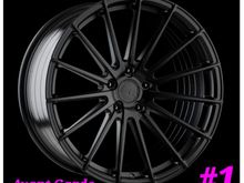 Gloss Black Avant Garde wheel