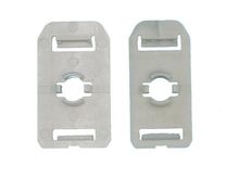 white plastic rectangular bracket