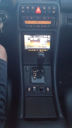 Did some carbon wrapping on the interior too and programmed the double din finally.