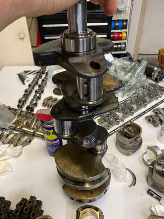 AMG crankshaft after polishing