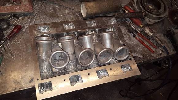 Prototype inlet manifold that actually didn´t work as expected, sad. =(