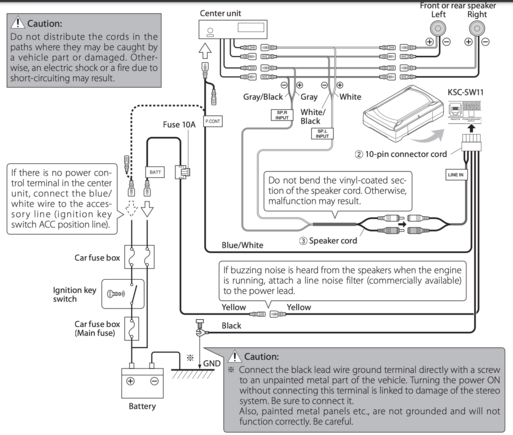 KCS-SW11 wiring diagram
