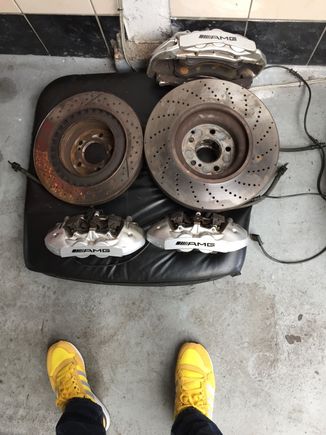 C63AMG brakes